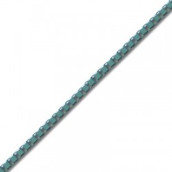 Chaîne Carrée en Acier 3mm (2pcsx1.2mm)