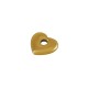 Stainless Steel 304 Charm Heart 18x16mm/4.5mm Ø3.5mm