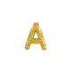 Stainless Steel 304 Pendant Letter "A" 22mm Ø~2mm
