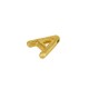 Stainless Steel 304 Pendant Letter "A" 22mm Ø~2mm