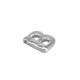 Stainless Steel 304 Pendant Letter "B" 22mm Ø~2mm