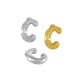 Stainless Steel 304 Pendant Letter "C" 22mm Ø~2mm