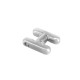 Stainless Steel 304 Pendant Letter "H" 22mm Ø~2mm