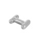 Lettera Pendente in Acciaio Inossidabile 304 I 22 mm Ø~2 mm
