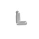 Lettera Pendente in Acciaio Inossidabile 304 L 22 mm Ø~2 mm