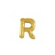 Stainless Steel 304 Pendant Letter "R" 22mm Ø~2mm