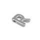 Colgante de Acero Inoxidable 304 Letra ´´R´´ 22mm (Ø2mm)