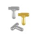Colgante de Acero Inoxidable 304 Letra ´´T´´ 22mm (Ø2mm)