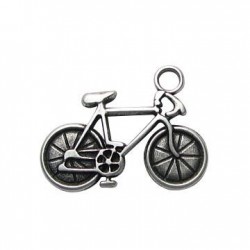 Ciondolo in Zama Bici 25x33mm