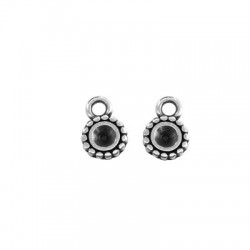 Zamak Charm Round 8mm with PP32 Setting