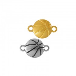 Connecteur en Zamak en Forme de Balle de Basket 14 mm
