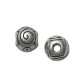 Zamak Bead Bali Style Round 9x8mm Ø3mm