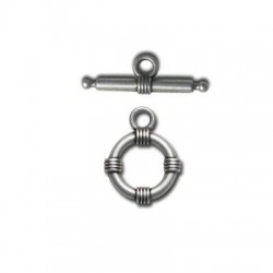 Zamak Toggle Clasp Round 13mm