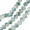 Opaque  Crystal Green half plated