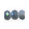 Opaque White/Blue Half Plated