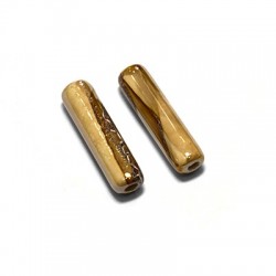 Enamel Ceramic Slider Tube 10x40mm (Ø 4mm)
