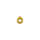 Brass Pressed Crimp Tube ~2.2x3.8mm Ø0.8mm