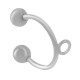 Stainless Steel 304 Ear Cuff Horseshoe with Hoop 12mm