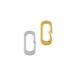 Brass Clasp Lobster Oval 10x18mm