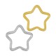 Metal Key Ring Star 36mm