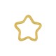 Metal Key Ring Star 36mm