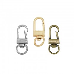 Zamak Lobster Clasp Keyring 12x33mm