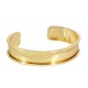 Brass Bracelet Base 14.5x66mm for 10mm cord