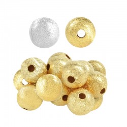Perle Ronde en Laiton 8 mm Ø 2 mm