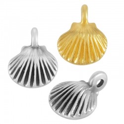 Zamak Charm Shell 10x9mm
