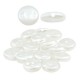 Pearl ABS Bead Round Flat 8mm Ø1mm