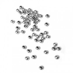 Calotte en Métal/Laiton 3x2,5mm (Ø 1mm)