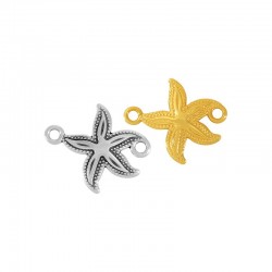 Intercalaire Étoile de Mer en Métal/Zamak 23x21mm