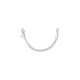 Zamak Half Bracelet Anchor 54x4mm (Ø4.8x8mm)