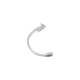 Zamak Half Bracelet Anchor 54x4mm (Ø4.8x8mm)