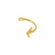 Zamak Half Bracelet Anchor 54x4mm (Ø4.8x8mm)