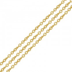 Brass Chain w/ 
Palladium  ~1.9x2mm