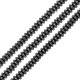 Αιματίτης Χάντρα Ροδέλα 4mm Ø0.9mm (165τμχ) (40cm)