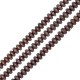 Αιματίτης Χάντρα Ροδέλα 4mm Ø0.9mm (165τμχ) (40cm)