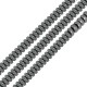 Αιματίτης Χάντρα Ροδέλα 4mm Ø0.9mm (165τμχ) (40cm)