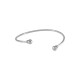 Brass Bracelet with Beads & Terminal 63x2.1mm