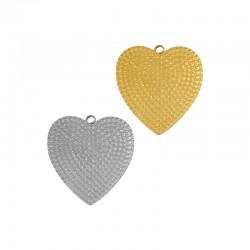 Stainless Steel 304 Charm Heart 25mm
