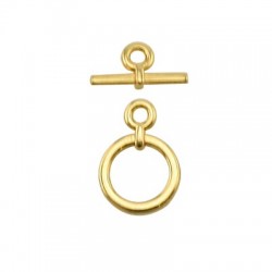 Zamak T-Clasp Round 14mm