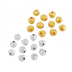 Zamak Bead Irregular 5mm (Ø1.2mm)