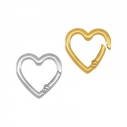 Zamak Clasp Lobster Heart 26mm