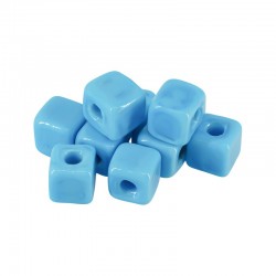 Glass Bead Cube 12mm (Ø~5mm)