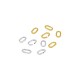 Anneau Ovale en Laiton 11 x 6.6 Mm/1.5 mm