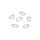 Anellino Ovale in Ottone 11.X6.6 Mm/1.5 mm
