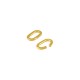 Brass Jump Ring Oval 11.x6.6mm/1.5mm