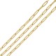 Stainless Steel 304 Paperclip Chain Oval 4x12mm/1mm