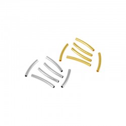 Μεταλλικό Μπρούτζινο Σωληνάκι Κυρτό 20x2mm Ø~1.4mm